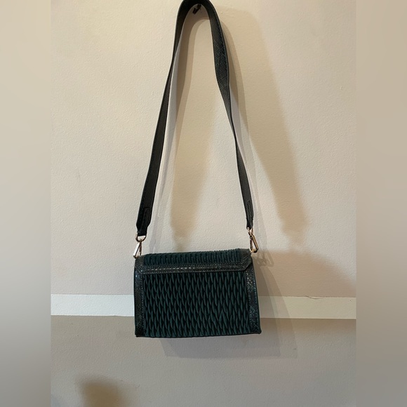 Alessia Massimo Green Velvet & Snake Bag - Picture 4 of 10